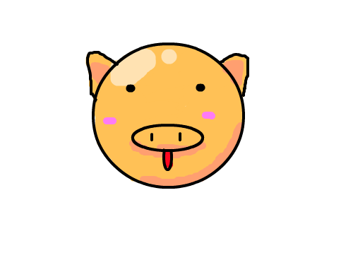 돼지 : 채원이의 돼지 스케치판 ,sketchpan