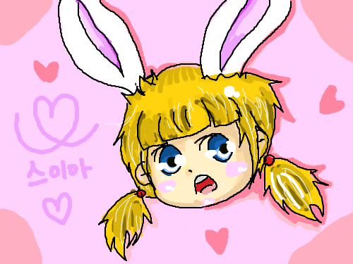 첫그림 : 바니바니~ 스케치판 ,sketchpan