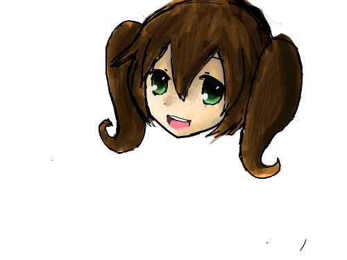 1st drawing :P : 1st time drawing with sketch pan 스케치판 ,sketchpan