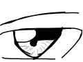 만화형 눈 : 눈은 눈임 스케치판 ,sketchpan