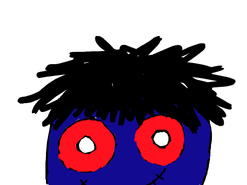 파란인형 : 이브의 장미와 열쇠.. 스케치판 ,sketchpan