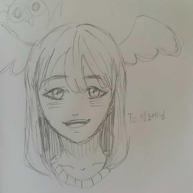 알로에님.... : 알로에님..! 손그림으로라도 그려왔습니다!
이상해도 받아주세요ㅠㅠㅠ 스케치판 ,sketchpan