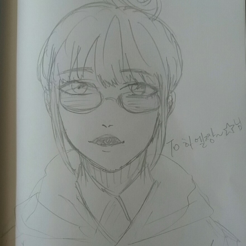 하엘쨩님! .. : 하엘쨩님! 다 그렸습니다! 원본의 크기를 원하시면 그림쪽지로 이메일 남겨주세요!! 스케치판 ,sketchpan