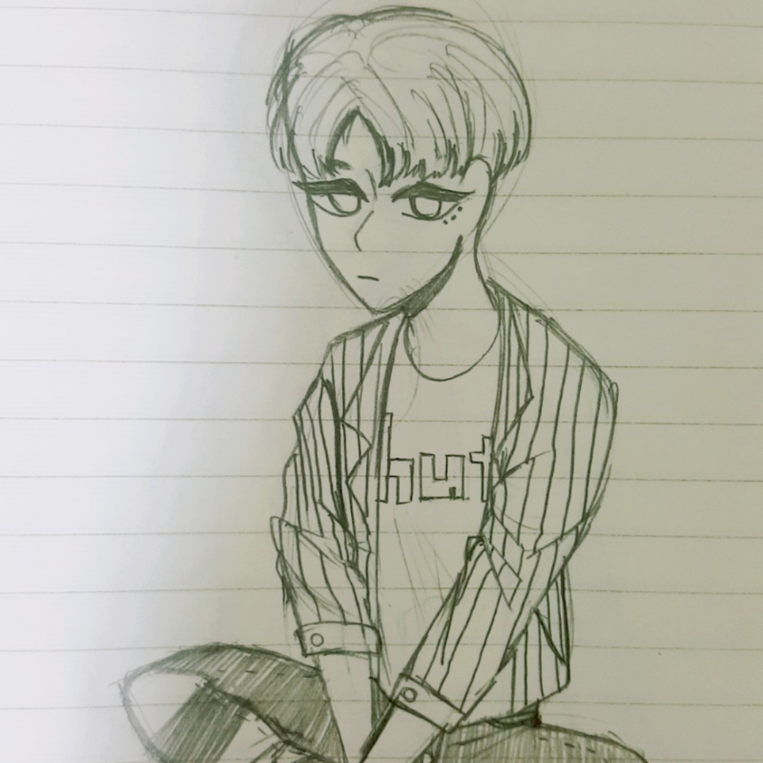 밑에 쬐끔 .. : 밑에 쬐끔 잘렸지만 손그림ㅣ~~! 스케치판 ,sketchpan