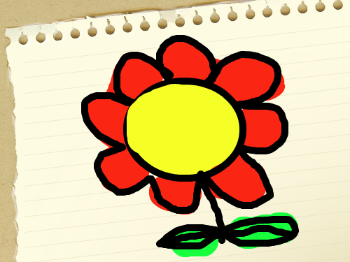 꽃1 : ㄷㄴㄹㄴㄹ 스케치판 ,sketchpan