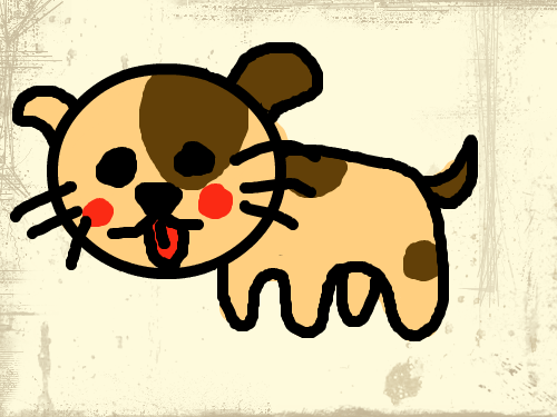 강아지2 : 길을잃은 강아지 스케치판 ,sketchpan