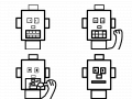 로봇이  밥먹는 것 : ㅋㅋㅋㅋ 스케치판 ,sketchpan