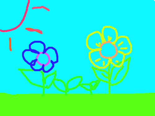 꽃 : ........................................................................................................................................................... 스케치판 ,sketchpan