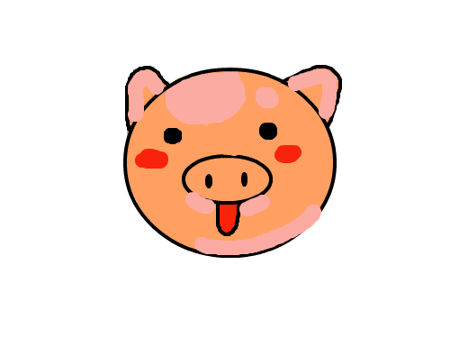 돼지 : 꾸루루루루루 스케치판 ,sketchpan