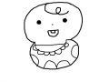 땅콩 아기 : ...................; 스케치판 ,sketchpan
