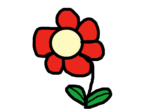 작운꽃 : 꽃이작다. 스케치판 ,sketchpan