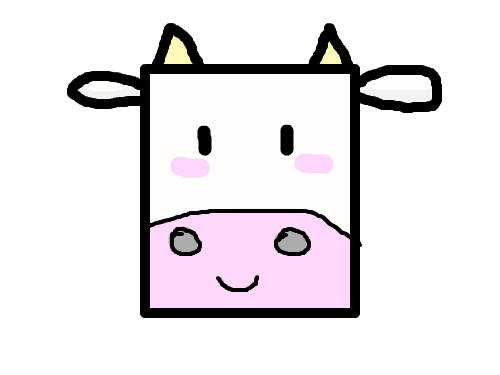 우유를 주는 소 젖소 : 우유를 준다. 스케치판 ,sketchpan