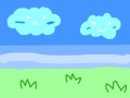 구름 ㅋㅋ : 웃고있다 스케치판 ,sketchpan