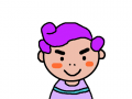 사람 : 웃는 사람 스케치판 ,sketchpan