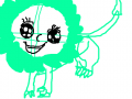 초록 사자 : 초록사자 스케치판 ,sketchpan