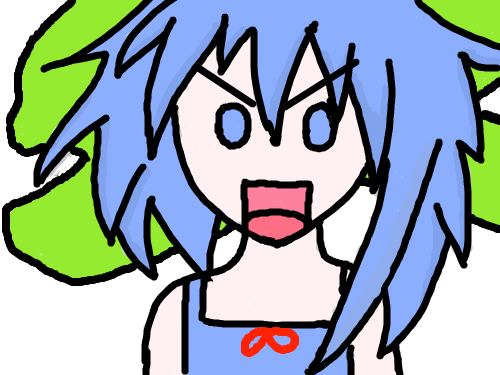 치르노 : 예 망작입니다. 스케치판 ,sketchpan