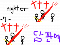파이터7 : 오랜만에 그리기 싫네 스케치판 ,sketchpan