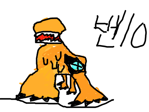 벤10 : 몬스터  헉! 스케치판 ,sketchpan