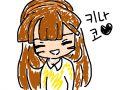 나노바나 키나코★ : 마우스작.. 하하.. 나중에는 텐마로 도전!죄송해요.. 키나코 팬분들... 스케치판 ,sketchpan