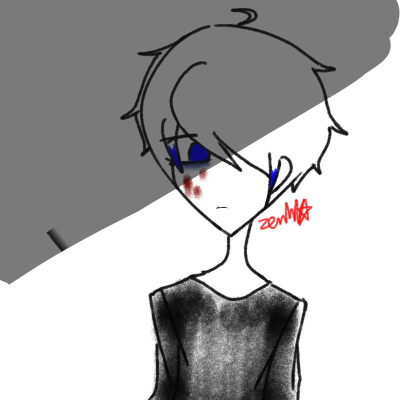 [많은 고통.. : [많은 고통을 받다.]
옛날 자캐 리메이크
아직 설정 중 스케치판 ,sketchpan