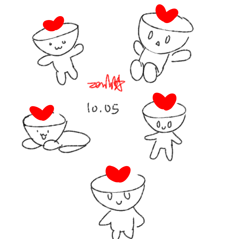 사랑이가 5.. : 사랑이가 5명(5개?) 스케치판 ,sketchpan