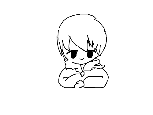 꼬마 : 끄적끄적. 스케치판 ,sketchpan