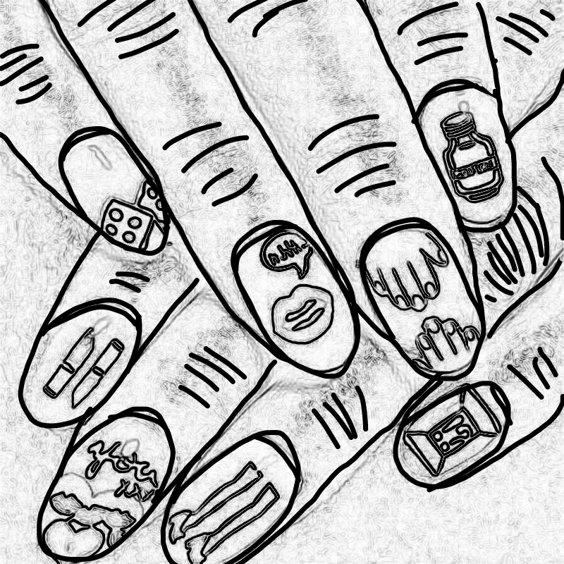 네일아트 .. : 네일아트 ♥ 스케치판 ,sketchpan