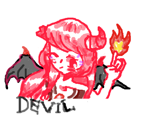 devil : 세피르!! 스케치판 ,sketchpan