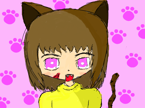 고양이 : ㅋㅋㅋㅋㅋ 스케치판 ,sketchpan