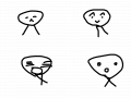 걸음 : 걷고 있다. 스케치판 ,sketchpan