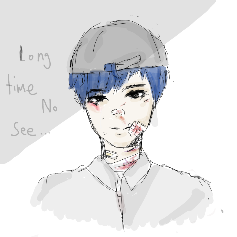 Long time .. : Long time no see 스케치판 ,sketchpan