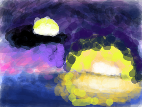 해질녘(망작) : .... 스케치판 ,sketchpan