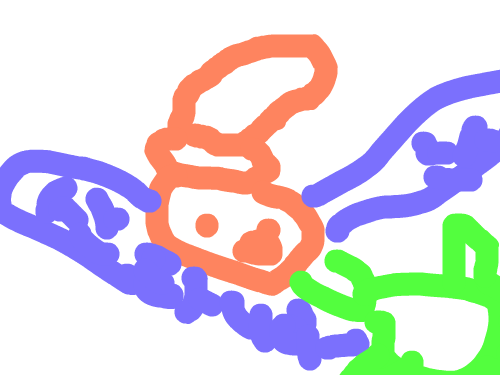 산타 : 산타가 편지지에 있네요. 스케치판 ,sketchpan