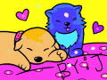 개와 고양이 : 개와 고양이 >- 스케치판 ,sketchpan