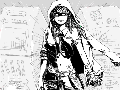 사랑은 전쟁 : 미쿠 맞습니다 ㅋ...아오 이제 이런거 못해 개노가다야 스케치판 ,sketchpan