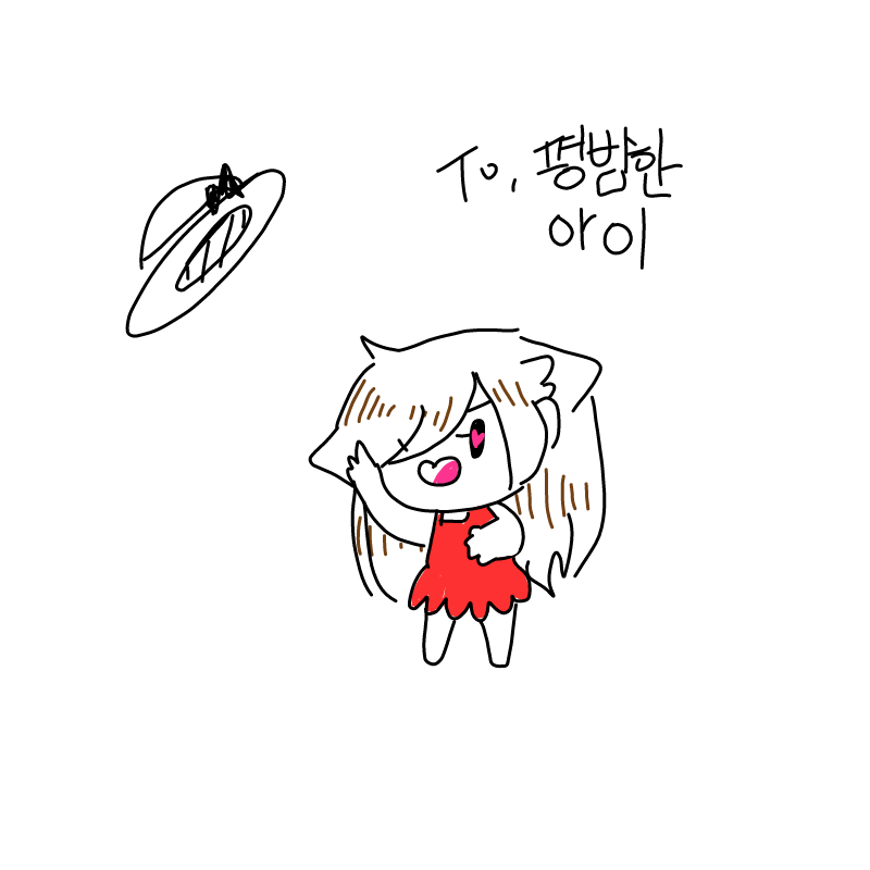 스피드 퀴.. : 스피드 퀴즈중인 갈색그녀 스케치판 ,sketchpan