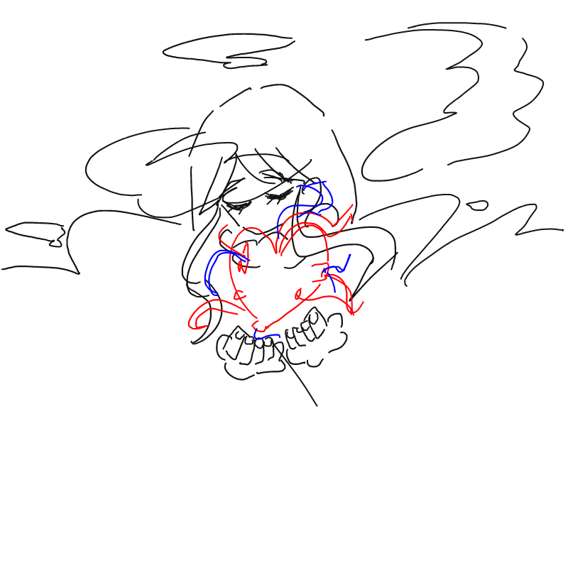 너의 심장.. : 너의 심장소리가 스케치판 ,sketchpan