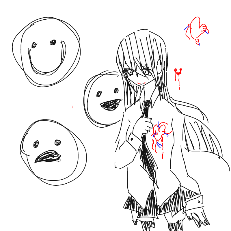 심장과 애.. : 심장과 애상웃음 스케치판 ,sketchpan