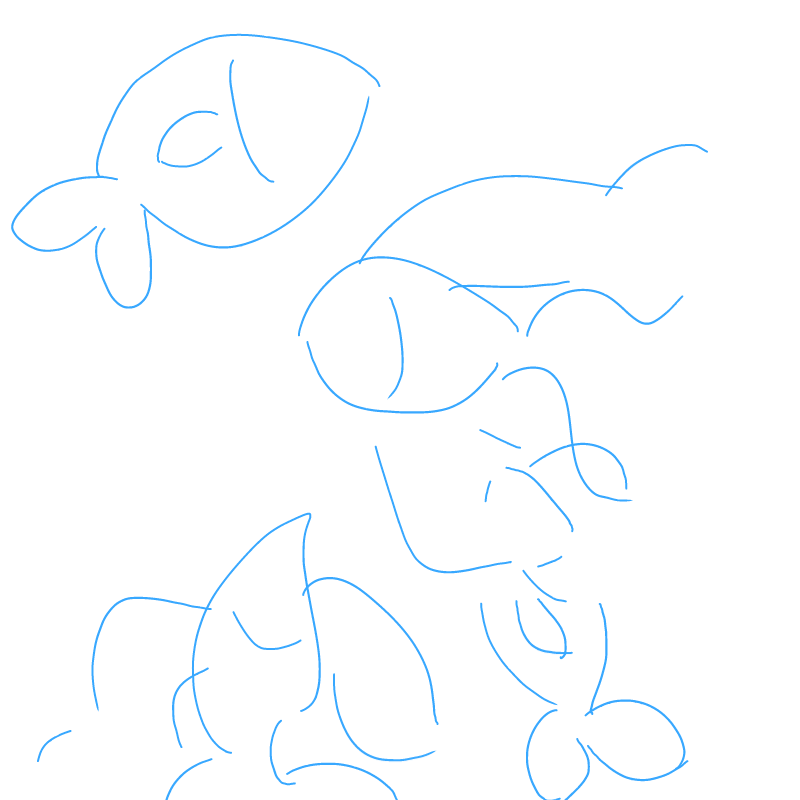 물고기 : 물고기 스케치판 ,sketchpan