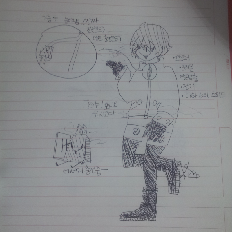 오스터 간.. : 오스터 간단 설정 2 및 공식적인 ( ? ) 의인화 스케치판 ,sketchpan