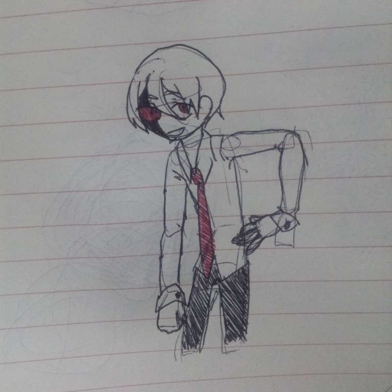 겉으론 웃.. : 겉으론 웃지만 [ 무서운 ] 리아 ( 오 ) 땅 스케치판 ,sketchpan