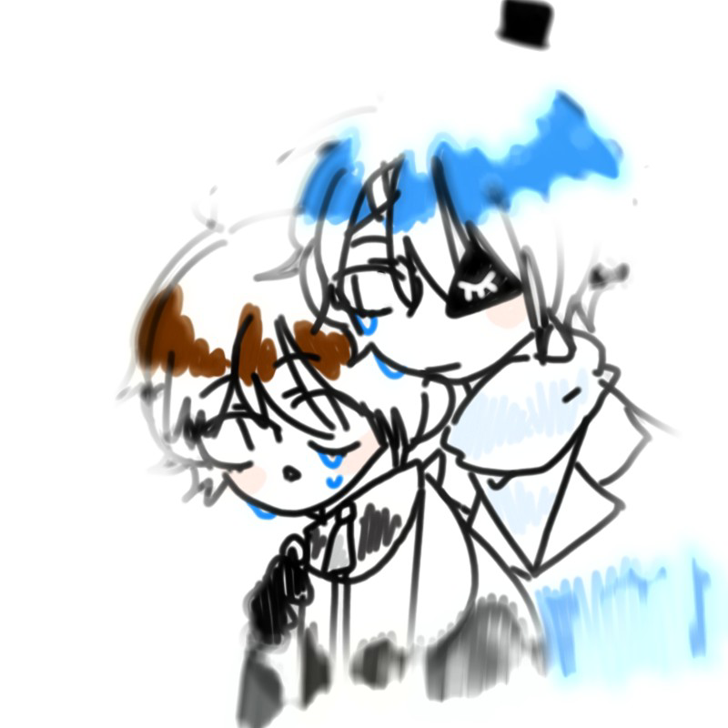 내가 울 때.. : 내가 울 때 옆에 있어줬으면
((... 저기 후광은 왜 넣어뒀지)) 스케치판 ,sketchpan