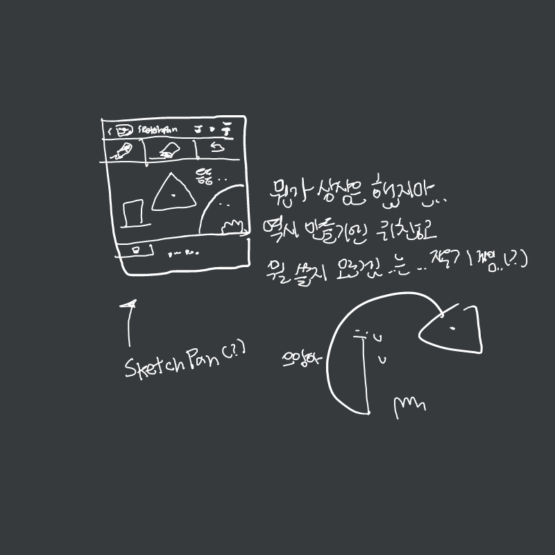 어떻게 만.. : 어떻게 만들까 스케치판 ,sketchpan
