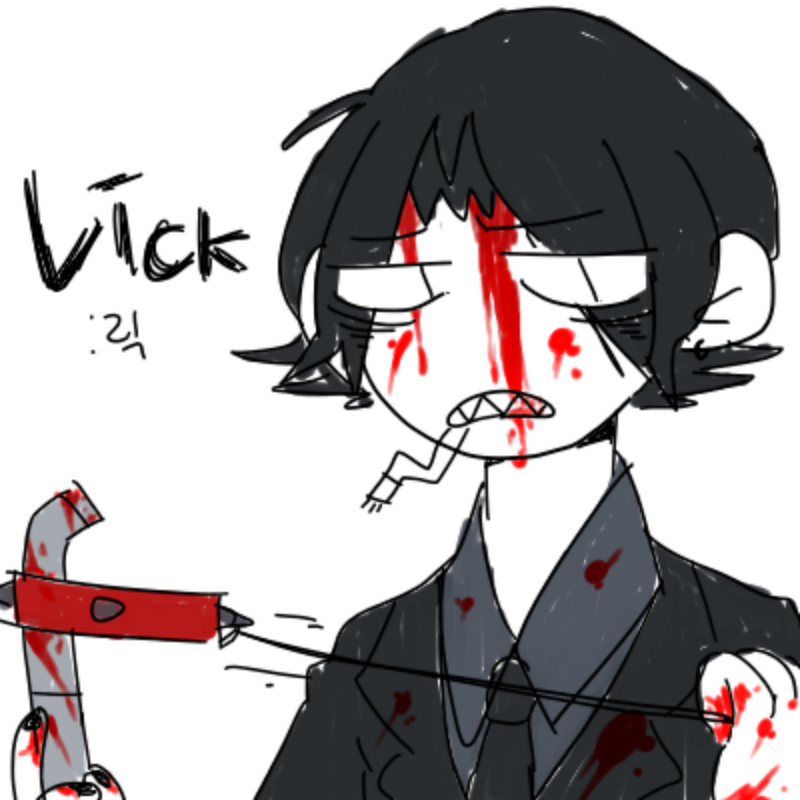 록의 쌍둥.. : 록의 쌍둥이 릭
싸움 거ㅓ어업ㅂ나 잘하구 피 좋아하는...
이름 뜻이... 흠흠ㅁ, 그러므로 피를... 흠흠
그치만 은근 변태성 있는... 흠흠ㅁ
아니 그러니까 얘도 담배 좋아한ㄷ다구요 큼큼
무조건 이ㅣ긴ㄴ다! (( 스케치판 ,sketchpan