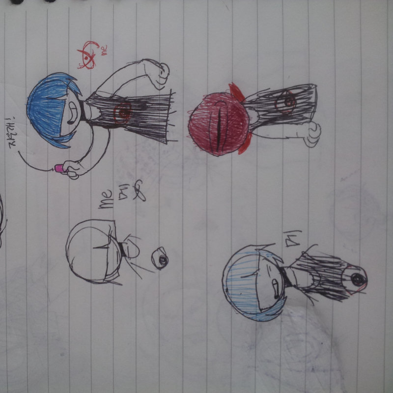 메의 메를 .. : 메의 메를 그렸다
는 낙서 스케치판 ,sketchpan