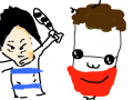 킬동이와 마이콜 : 길동이와마이콜 스케치판 ,sketchpan