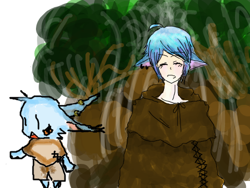 헐 배경..ㅋ : 의인화 해봤습니다 네 스케치판 ,sketchpan