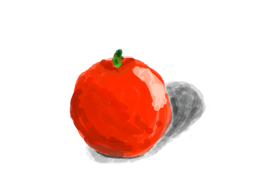 사과 : BJ조곤이 그린 사과 입니다 스케치판 ,sketchpan