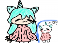 에네사랑님.. : 에네사랑님이의인화해주었어요!귀요미에요!귀여운의인화감사합니다!! 스케치판 ,sketchpan