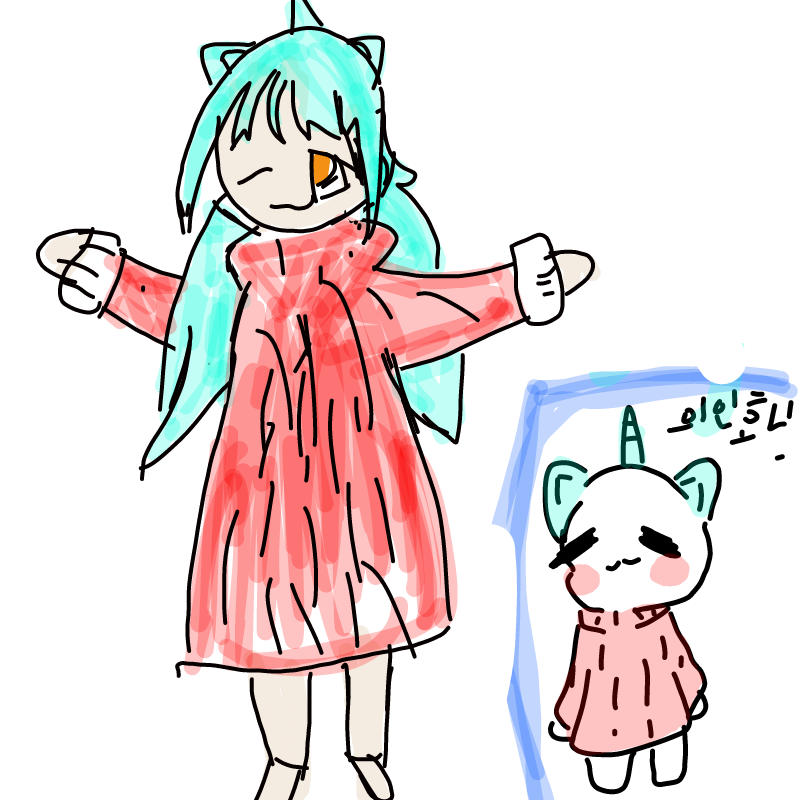 뀨요미님께.. : 뀨요미님께서의인화해주었어요.
감사함돠!! 스케치판 ,sketchpan